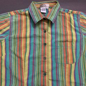 The Territory Ahead Shirt Top Colorful Stripes